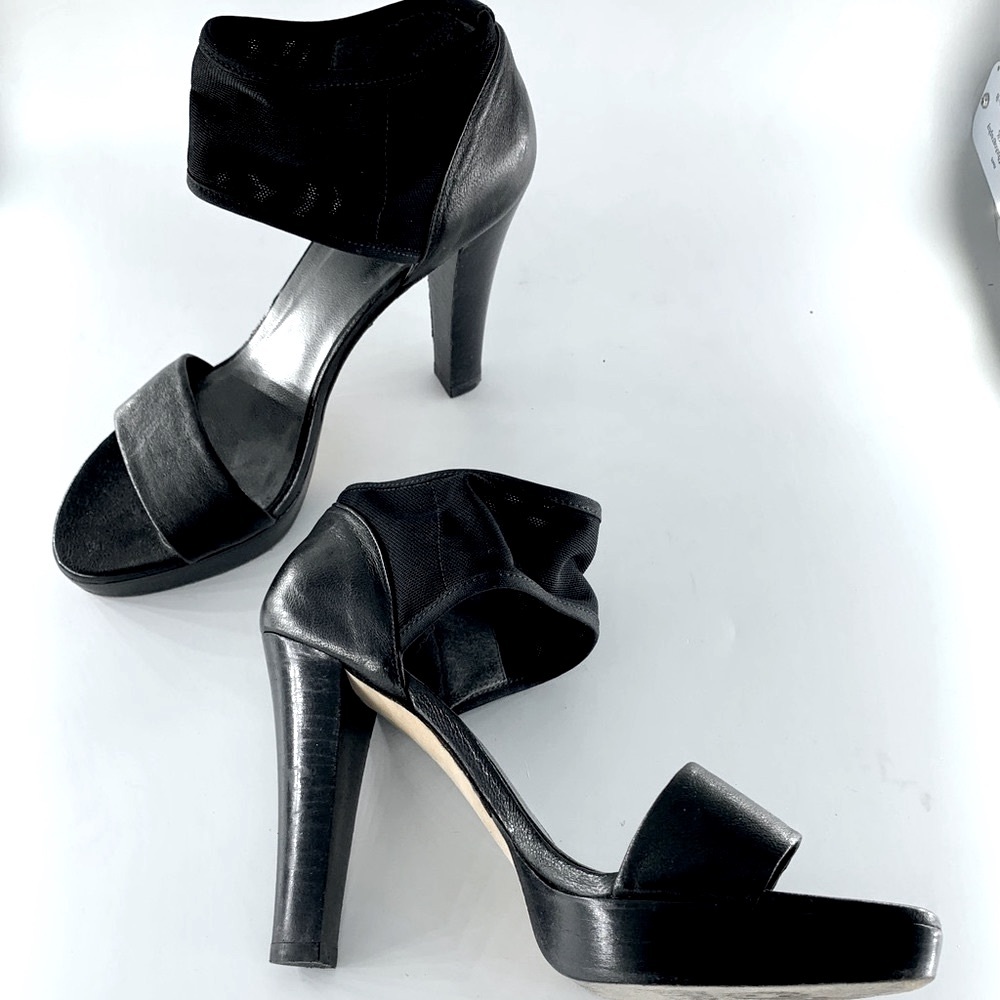 Stuart Weitzman Black Platform Sandal